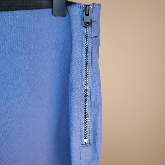 NWOT Everlane The Side-Zip Work Pant Navy Blue High Rise Ankle size 2 - Picture 3 of 5